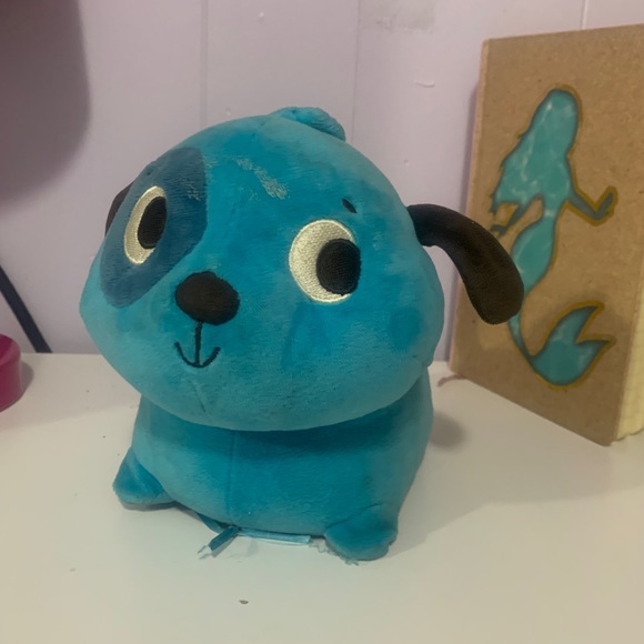 B you Toys B Toys Interactive Woofer Blue Stuffedanimal Plush Dog Wobble N Go Poshmark